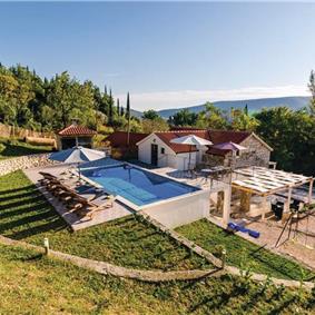 3 Bedroom Villa with Pool in Vodovada, Konavle Valley, sleeps 6-8